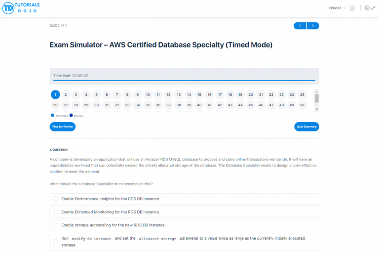AWS-Certified-Database-Specialty Tests