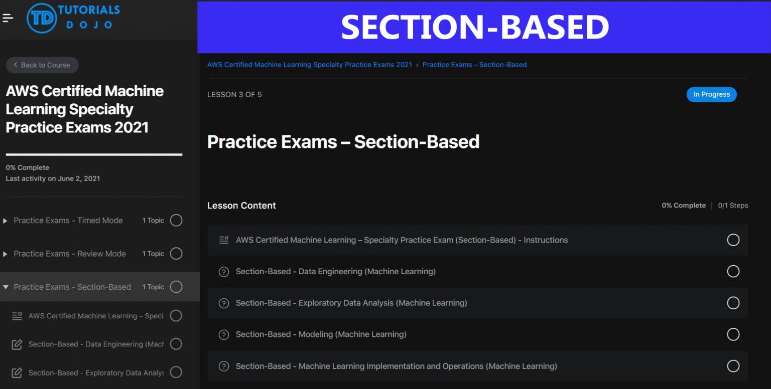 AWS Certified Machine Learning - Specialty Practice Exams 2022 Sns-Brigh10