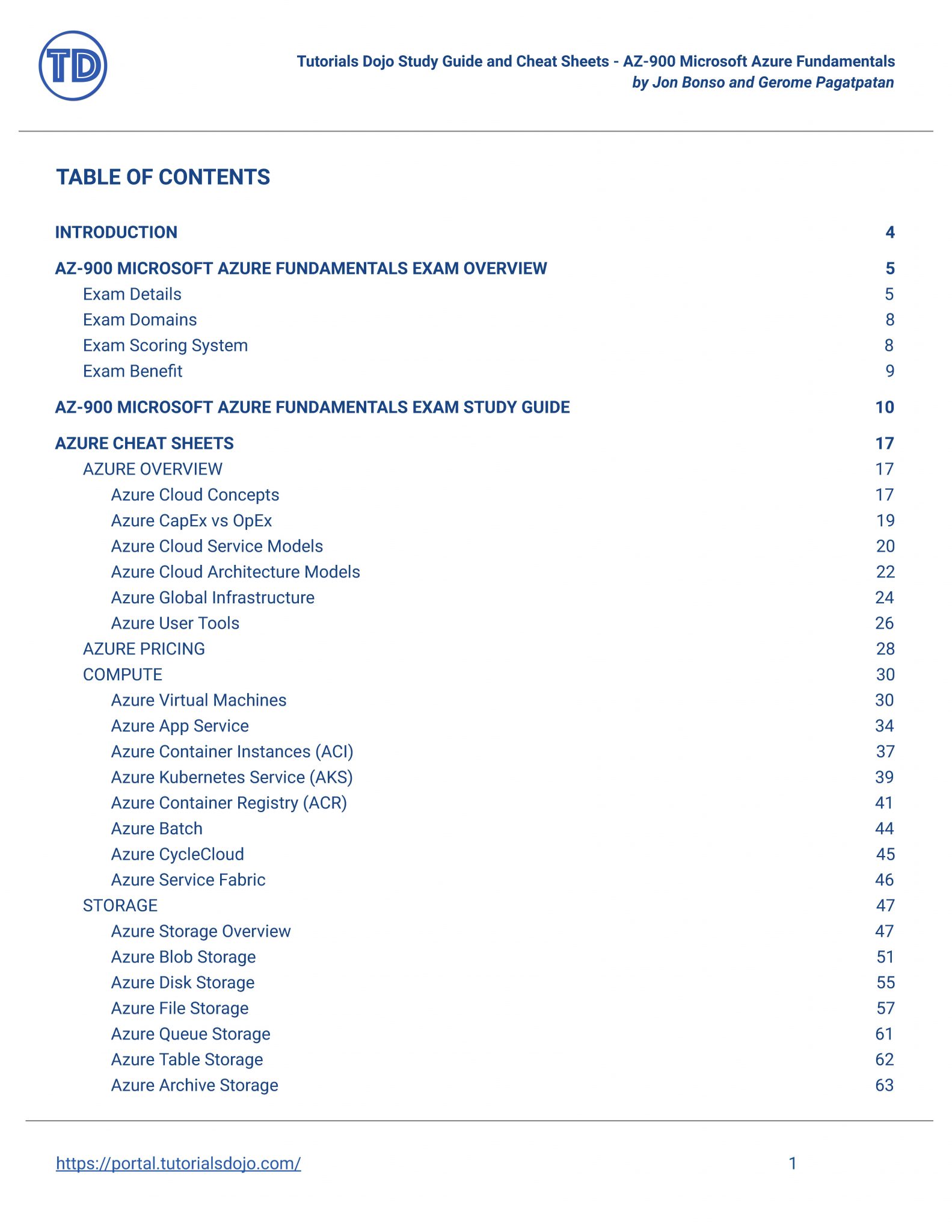 Study Guide eBook - AZ-900 Microsoft Azure Fundamentals