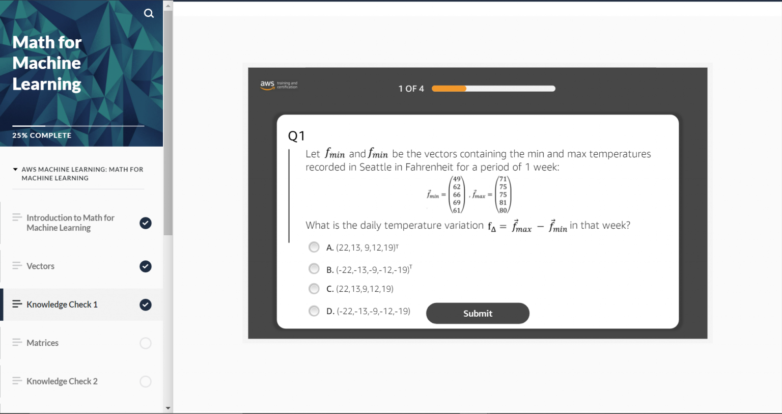 Math for Machine Learning - Tutorials Dojo
