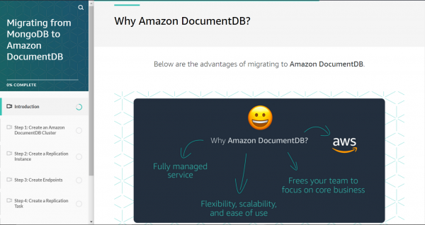 Migrating from MongoDB to Amazon DocumentDB_