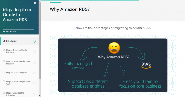 Migrating from Oracle to Amazon RDS