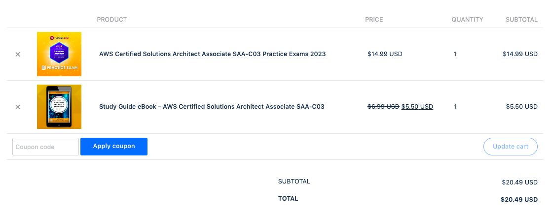 solutions architect associate bundle