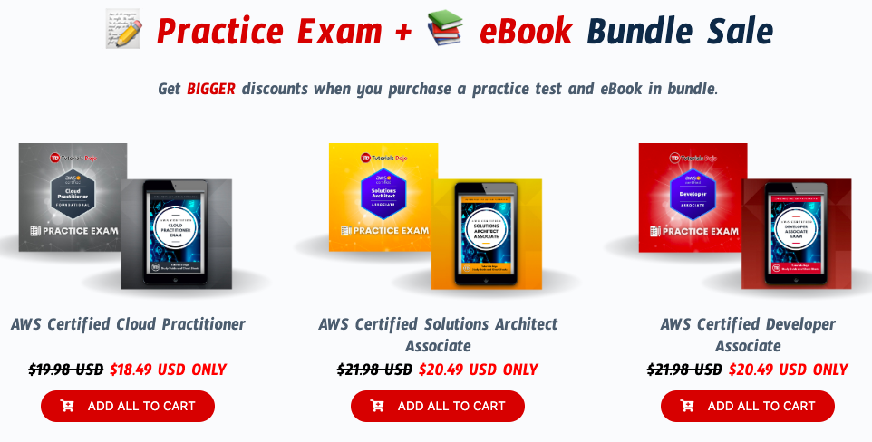practice exam eBook bundle