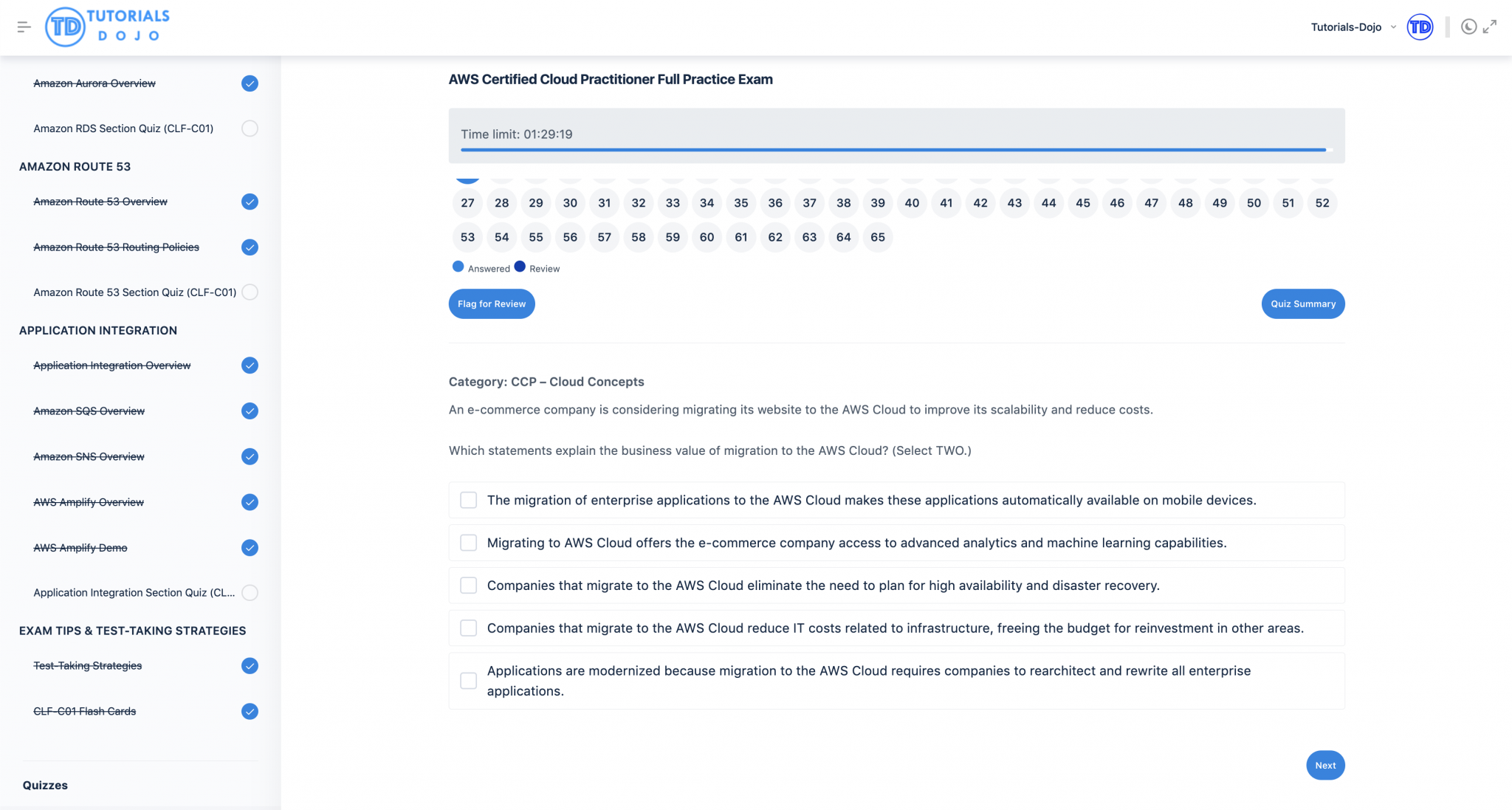 AWS Certified Cloud Practitioner CLF-C02 Video Course - Tutorials Dojo