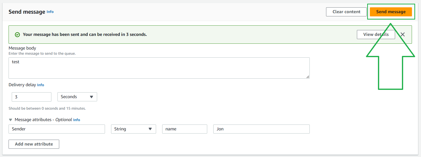 Handson Lab Sending and Polling messages from an SQS Standard queue Tutorials Dojo