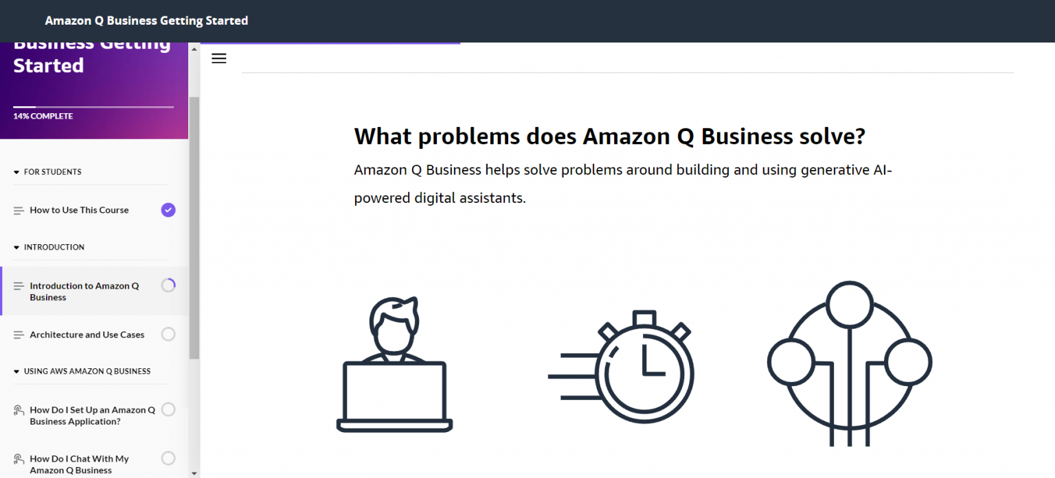 Amazon Q Business Getting Started - Tutorials Dojo