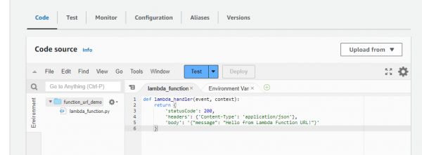 Guided Lab: Invoking Lambda functions through Function URL - Tutorials Dojo
