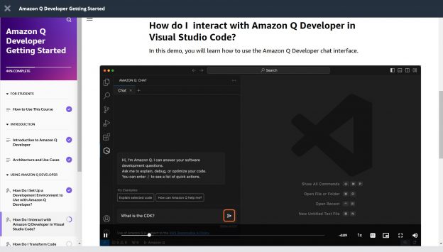 Amazon Q Developer Getting Started - Tutorials Dojo