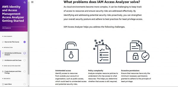AWS Identity and Access Management Access Analyzer Getting Started - Problems it can solve