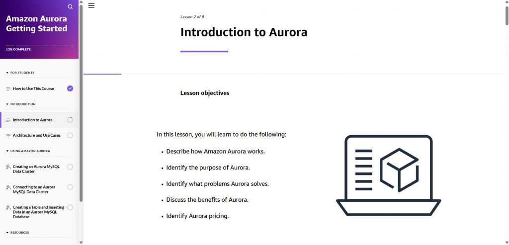 Amazon Aurora Getting Started - Tutorials Dojo