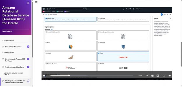 Amazon RDS for Oracle Getting Started - Tutorials Dojo