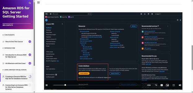 Amazon RDS for SQL Server Getting Started - Tutorials Dojo