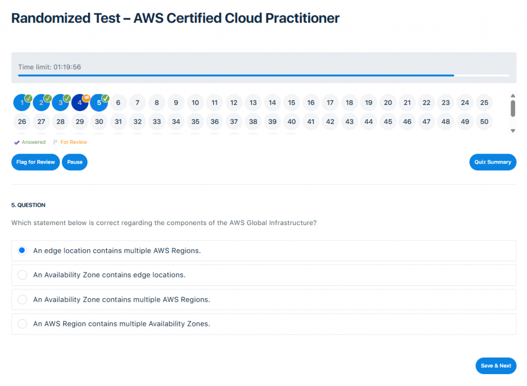 FAQ - Randomized Test - Tutorials Dojo