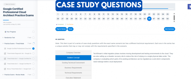 Google Certified Professional Cloud Architect Practice Exams ...