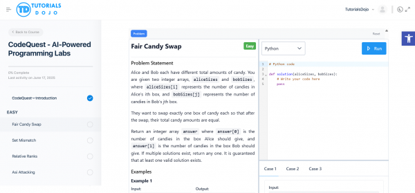 TD CodeQuest AI-Powered Programming Labs image 1
