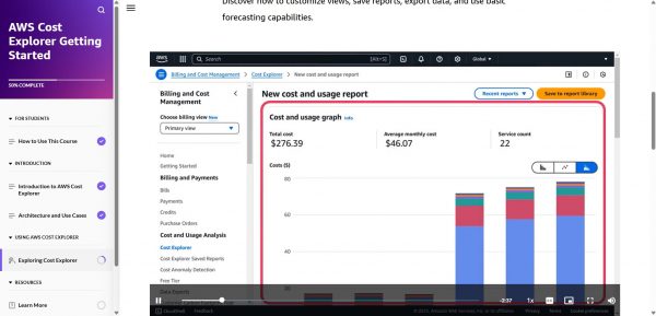 AWS Cost Explorer Getting Started - Cost Explorer demonstration
