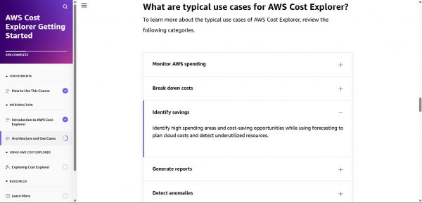 AWS Cost Explorer Getting Started - Use Cases