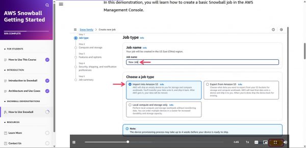 Snowball Tutorial AWS Snowball Getting Started - Tutorials Dojo