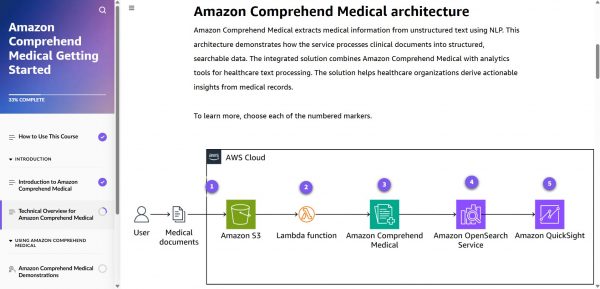 Amazon Comprehend Medical Getting Started - Tutorials Dojo
