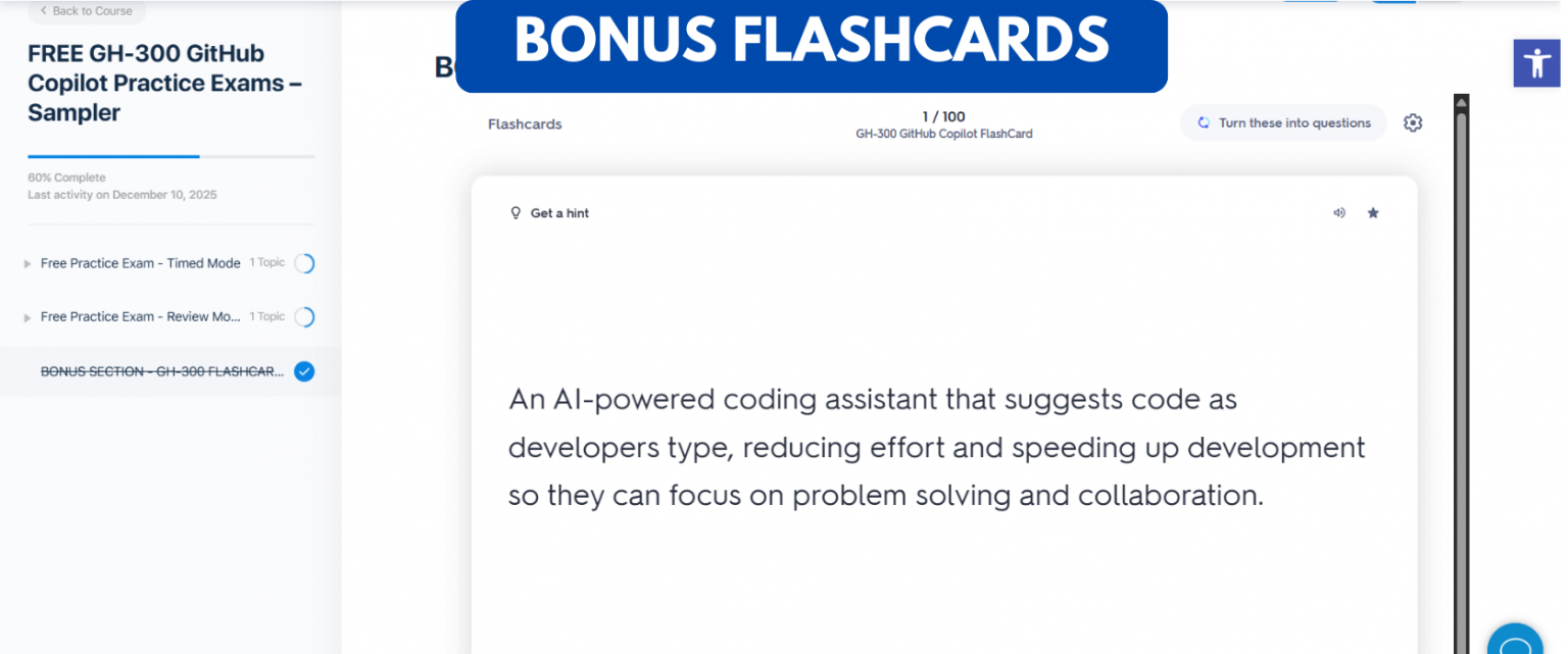 FREE GH-300 GitHub Copilot Practice Exams – Sampler - Tutorials Dojo