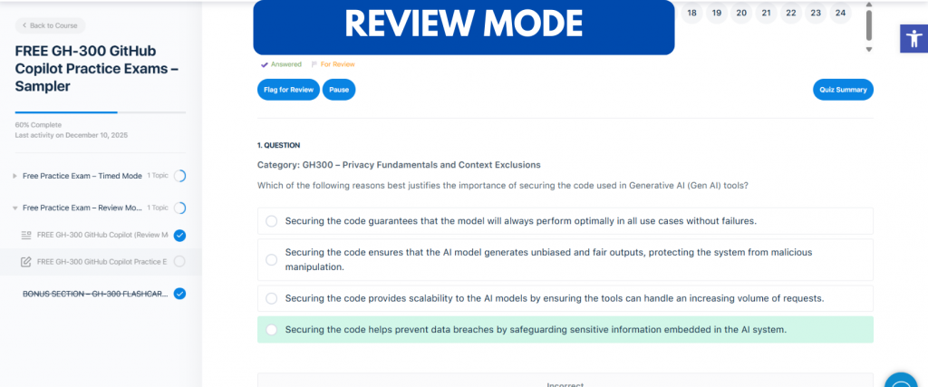 FREE GH-300 GitHub Copilot Practice Exams – Sampler - Tutorials Dojo
