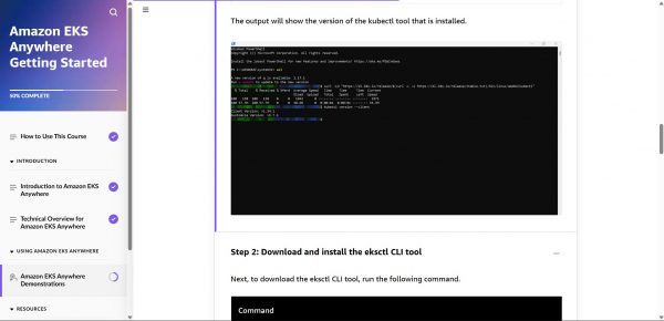 Amazon EKS Anywhere Getting Started - Tutorials Dojo