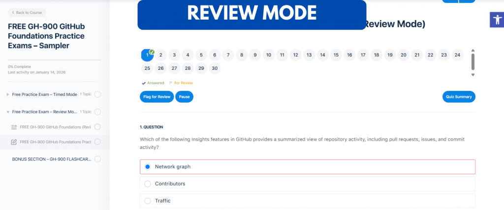 FREE GH-900 GitHub Foundations Practice Exams – Sampler - Tutorials Dojo