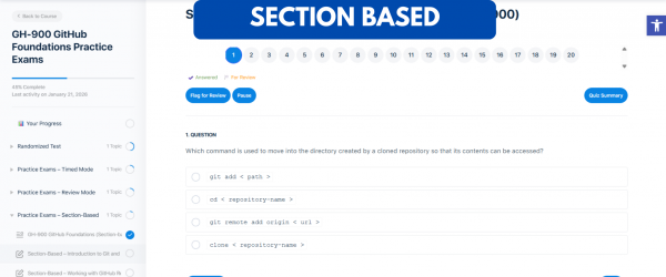 Tutorials Dojo - GH-900 GitHub Foundations Practice Exams