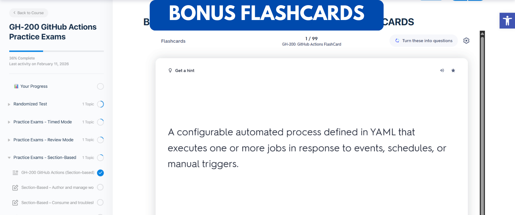 TD GH-200 GitHub Actions Practice Exams - Bonus Flash Cards TD GH-200 GitHub Actions Practice Exams - Bonus Flash Cards