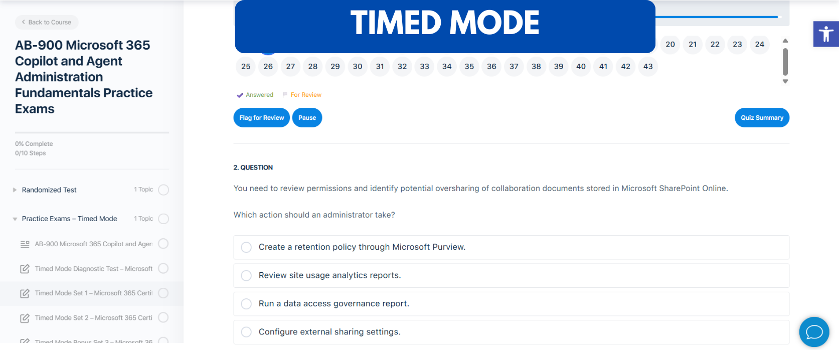 TD AB-900 Practice Exams- Timed Mode TD AB-900 Practice Exams- Timed Mode