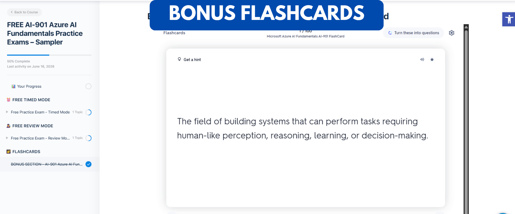 FREE AI-901 Azure AI Fundamentals Practice Exams – Sampler