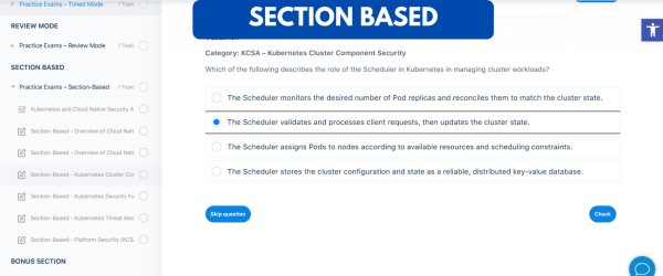 Kubernetes and Cloud Native Security Associate KCSA Practice Exams